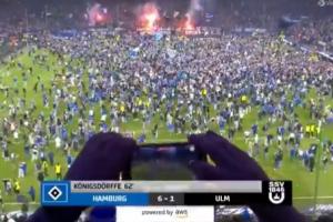 华体会app登录-这一刻等了7年汉堡升入德甲，哨响后球迷冲入场内疯狂庆祝！